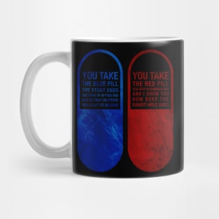 Red pill and Blue pill Mug